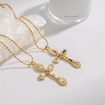 Olea Diamond Crucifix
