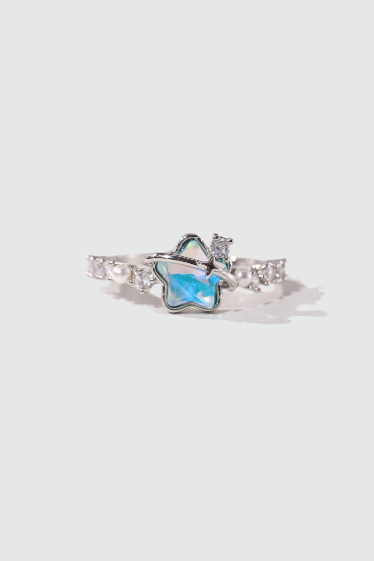 Blue Star Pearl Ring