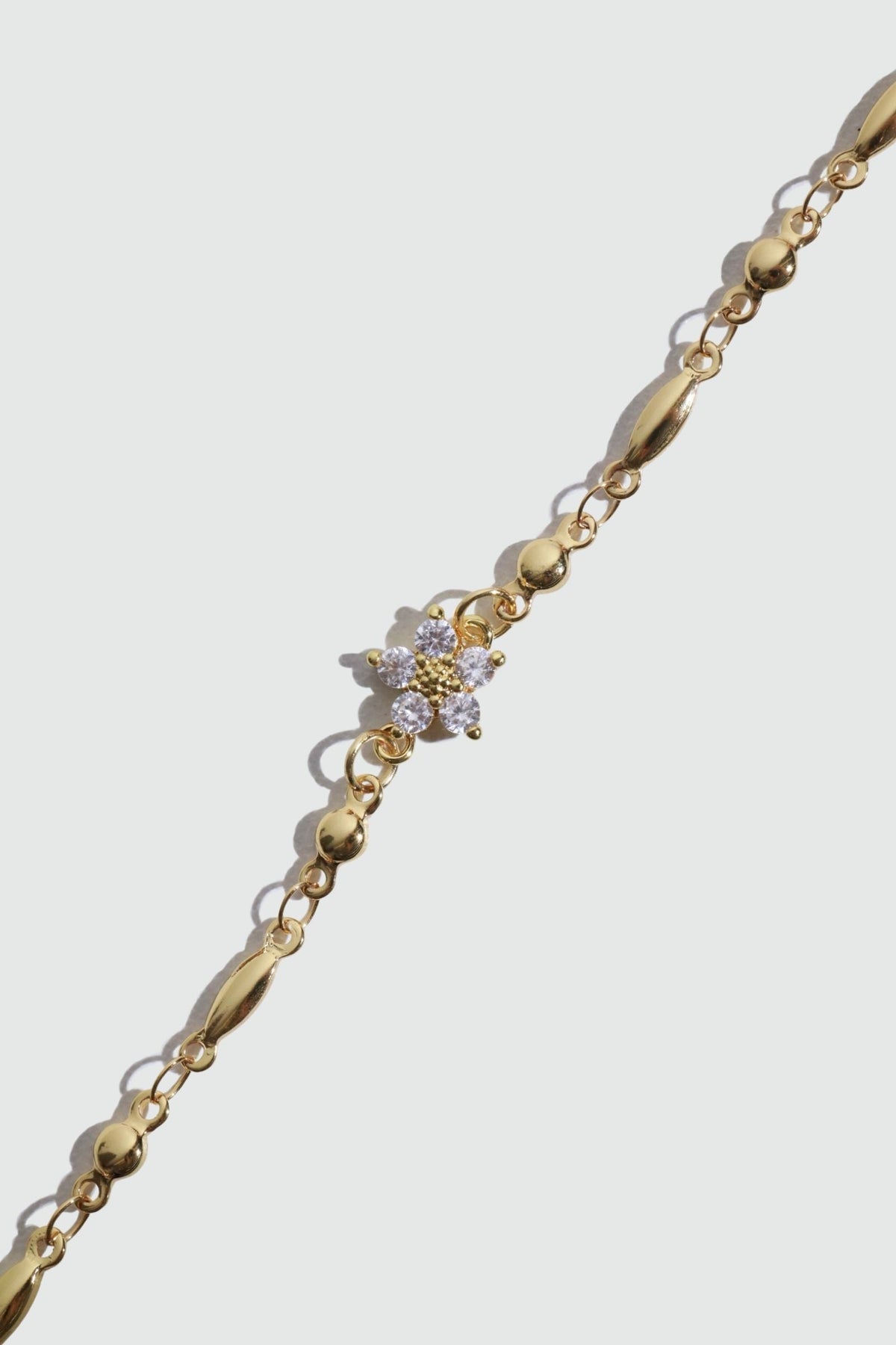 18K Real Gold Plated Diamond Starlight Bloom Bracelet