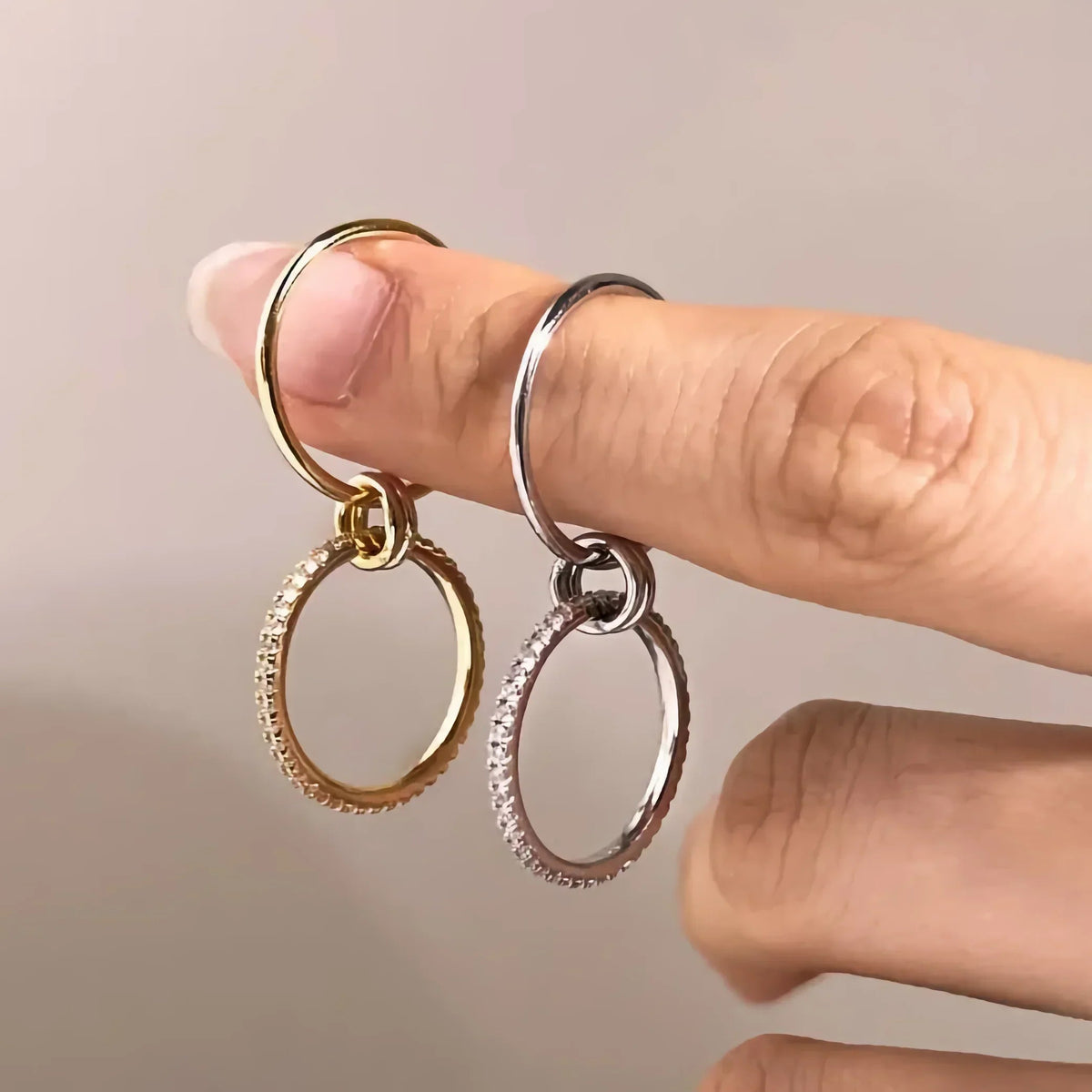 Adela Stacked Diamond Ring