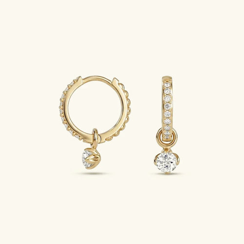 Blake Reversible Diamond Hoops
