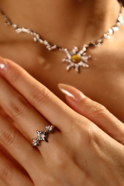 3 in 1 Moonlight Star Ring