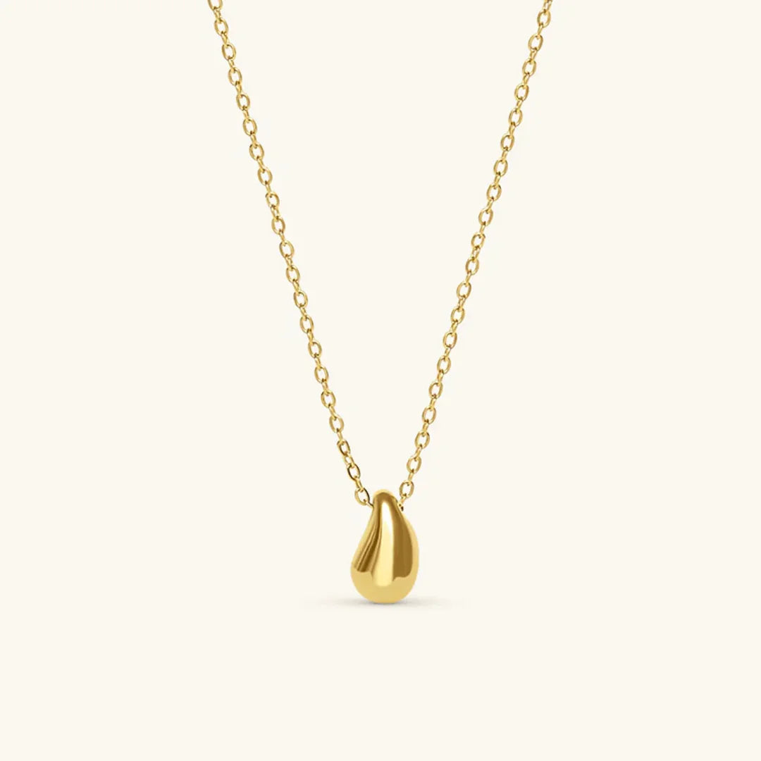 Marcelline Gold Teardrop Pendant
