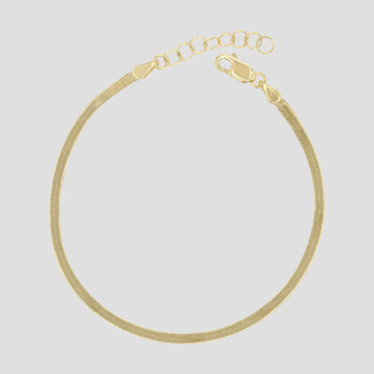 Angelica® Stainless Steel Herringbone Bracelet (Bundle)