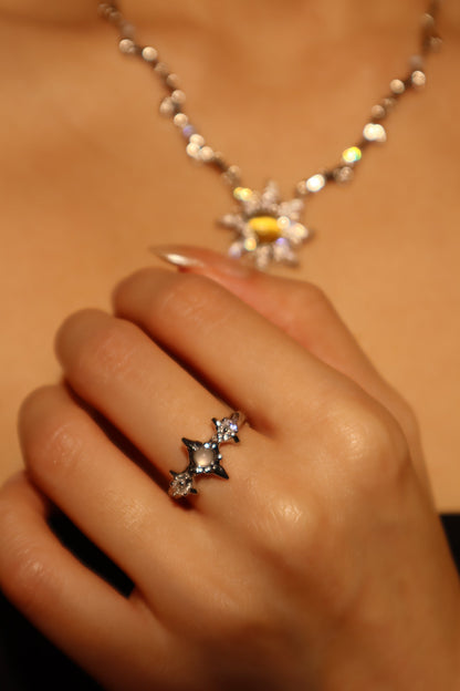 3 in 1 Moonlight Star Ring