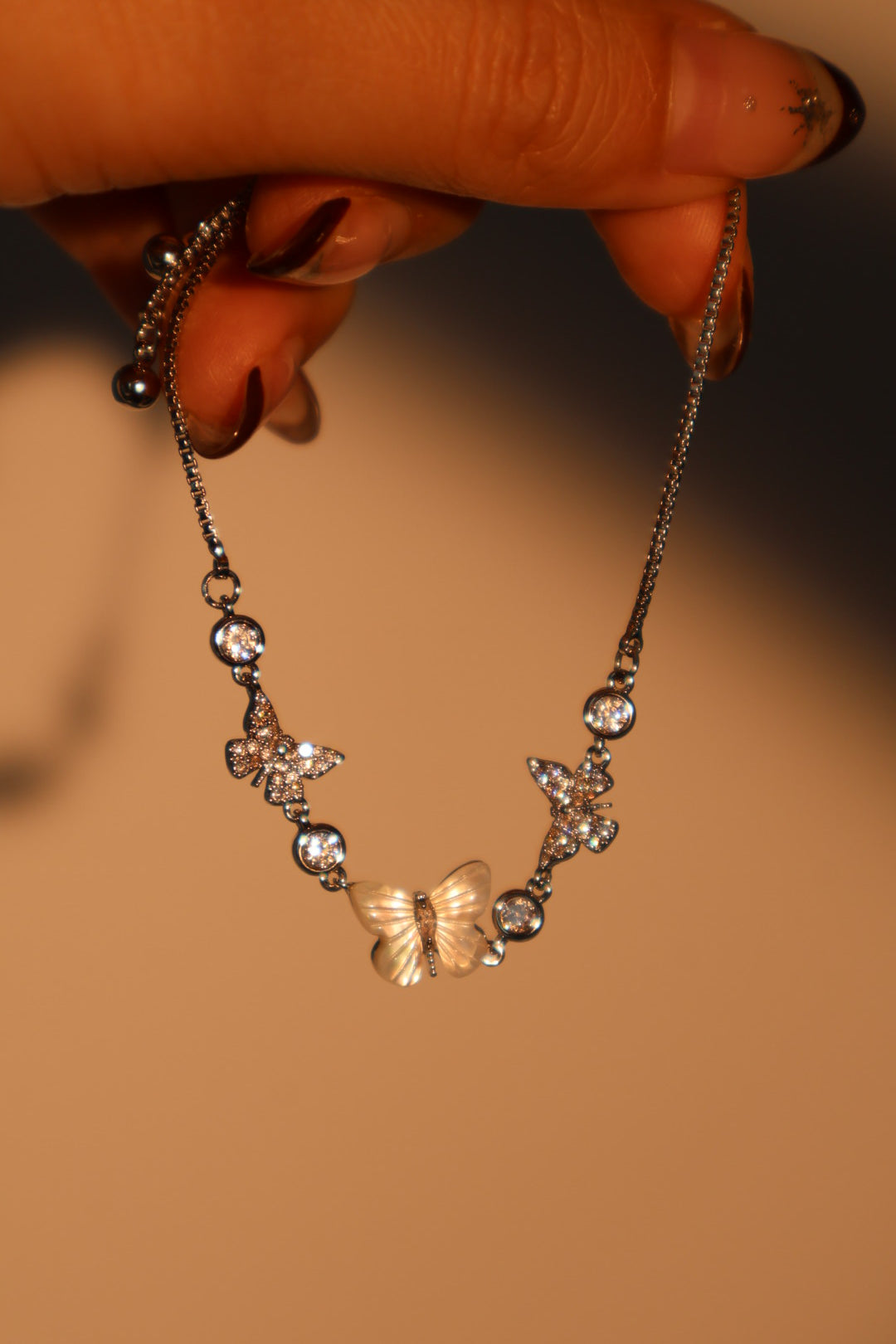 Natural Shell Butterfly Bracelet