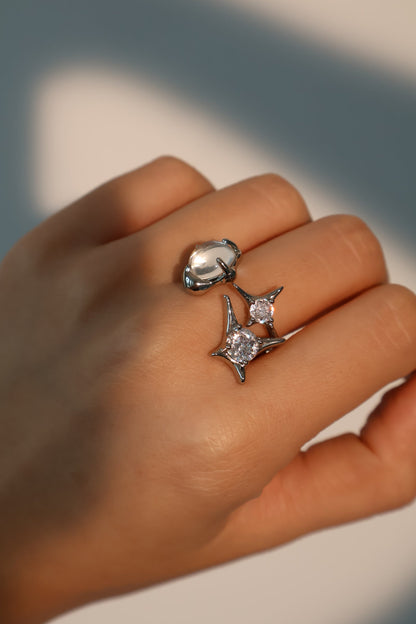 3 in 1 Gemstones Ring
