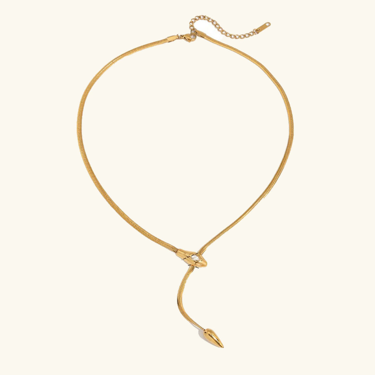 Zarelle Gold Serpentine Pendant
