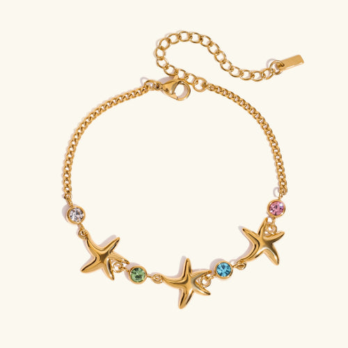 Kristine Golden Starfish Bracelet