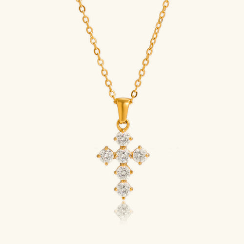 Wynter Diamond Cross Necklace