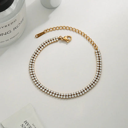 Celene Layered Tennis Bracelet
