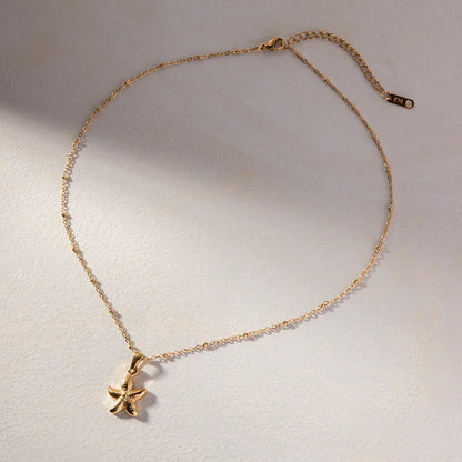 Emmie Gold Starfish Pendant