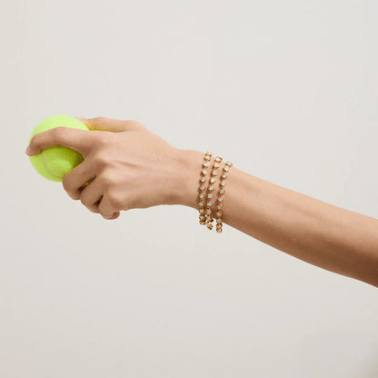 Romani Heart Shaped Tennis Bracelet