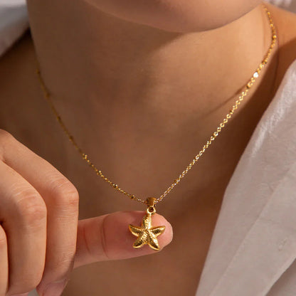 Emmie Gold Starfish Pendant