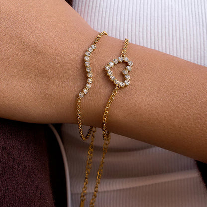 Beau Diamond Gold Bracelet