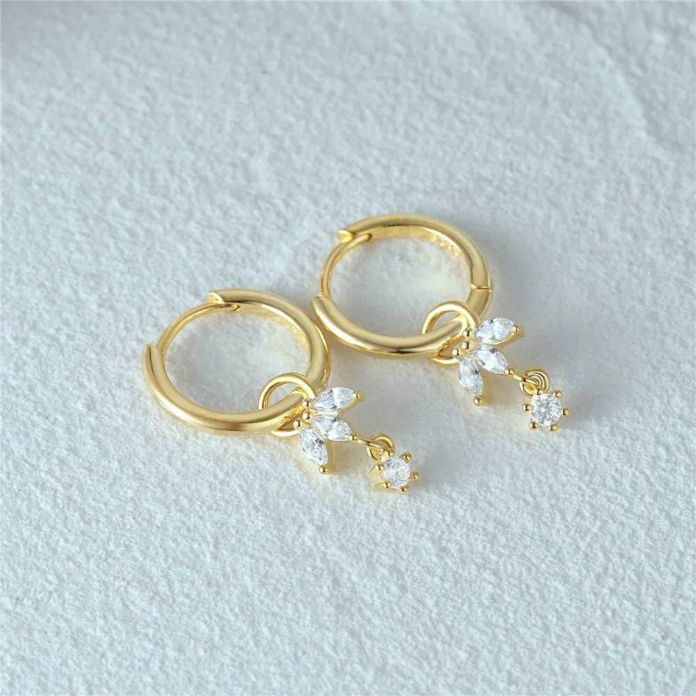 Brooke Removable Charm Hoops