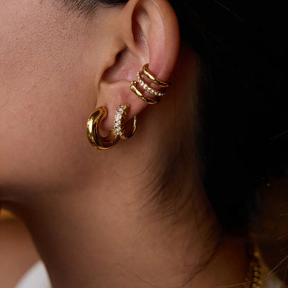 Orielle Staple Gold Earrings Bundle
