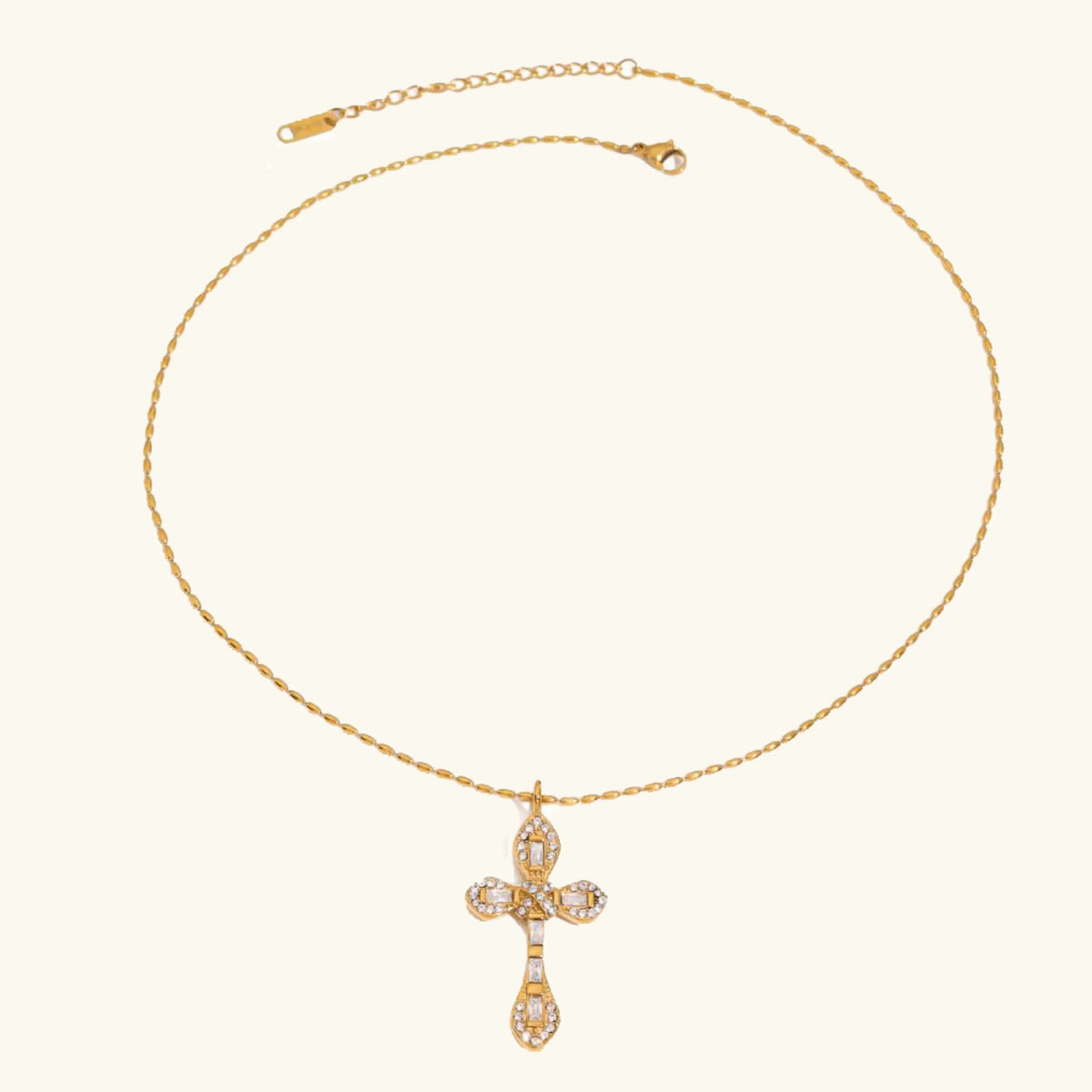 Olea Diamond Crucifix