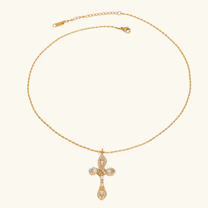 Olea Diamond Crucifix