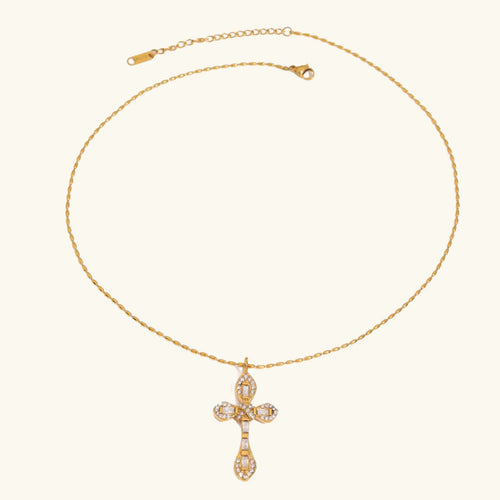 Olea Diamond Crucifix