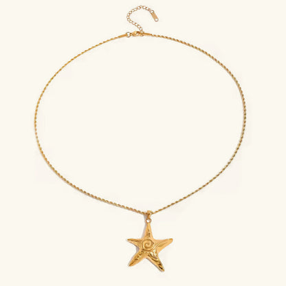Tammy Gold Starfish Necklace