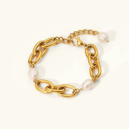 Ysabel Chunky Freshwater Pearl Bracelet