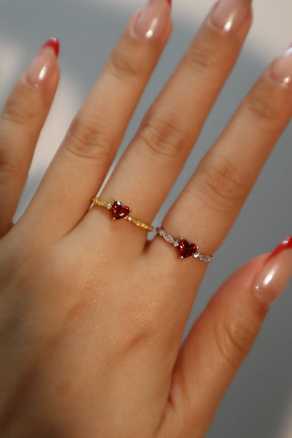 925 Sterling Silver Heart Ring
