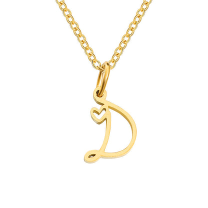 Sienna Initial Letter Necklace