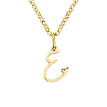 Sienna Initial Letter Necklace