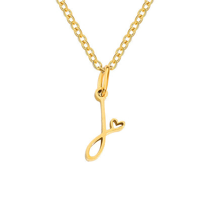 Sienna Initial Letter Necklace