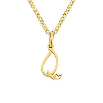 Sienna Initial Letter Necklace