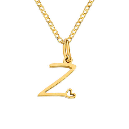 Sienna Initial Letter Necklace